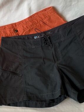 KUHL shorts - Bundle of 2. Black & Orange - Women's Size Large